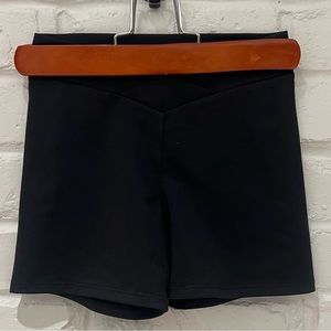 Motionwear black dance shorts - used